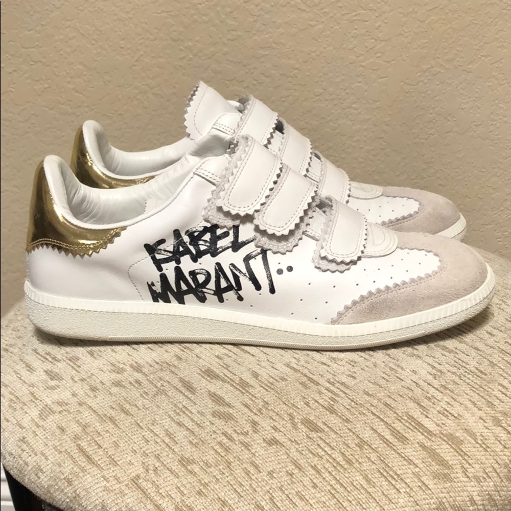 Isabel Marant Grip Strap Sneakers